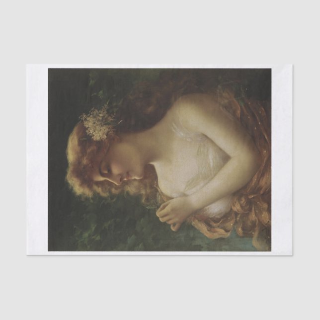 Papier Mousseline Dédoupage de l'image miroir de libellule (Recto)