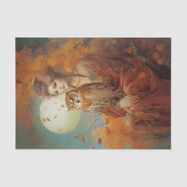 Papier Mousseline Déesse d'automne (Recto)