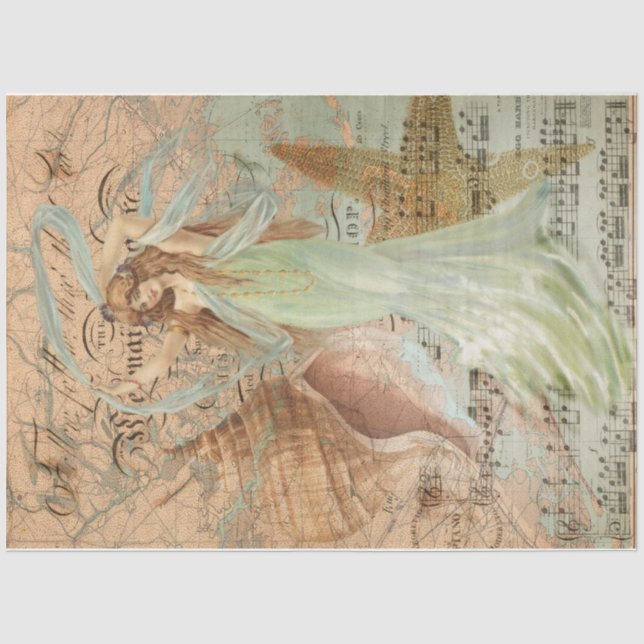 Papier Mousseline Déesse de la mer (Recto)