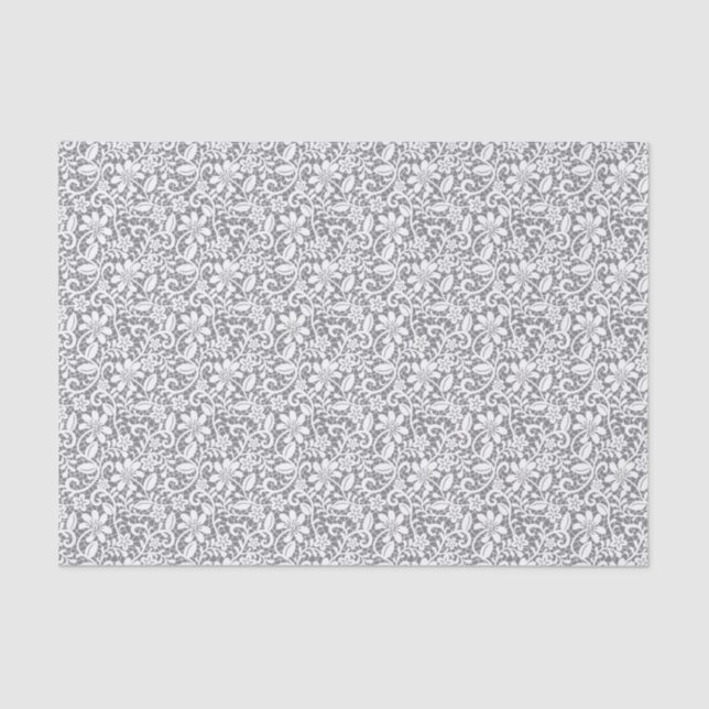 Papier Mousseline Dentelle blanche 1 (Recto)