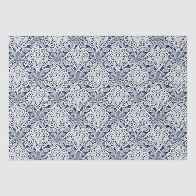 Papier Mousseline Dentelle délicate (Recto)