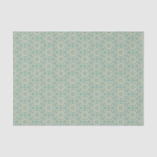 Papier Mousseline Dentelle Turquoise Fleur de dentelle Moderne Prair