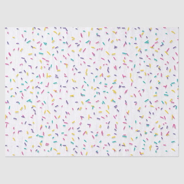 Papier Mousseline Des arrosages colorés (Recto)