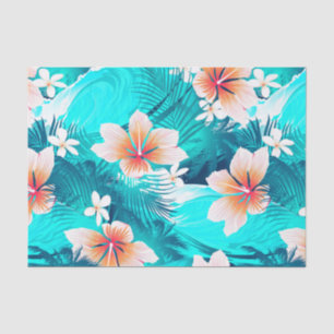 Papier Mousseline Des fleurs d'Hibiscus sur la plage