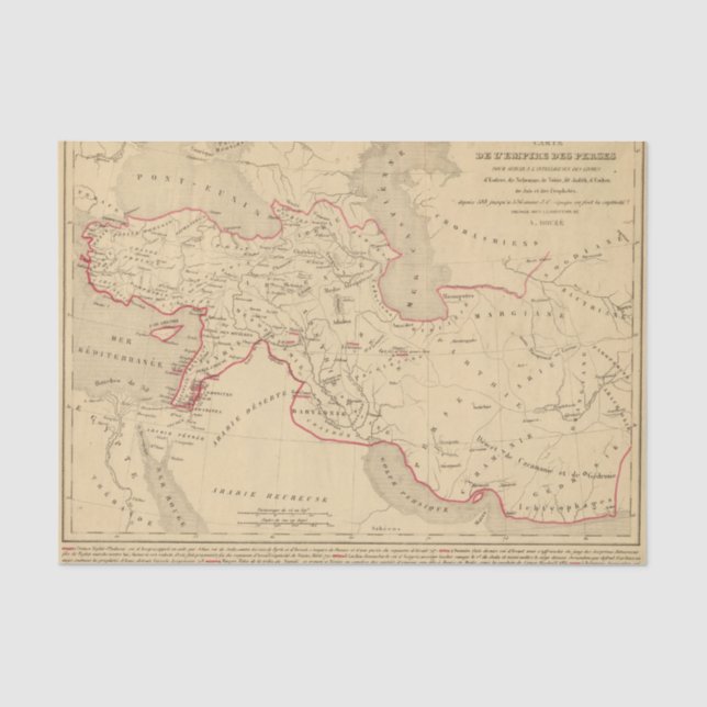 Papier Mousseline DES Perses de L'Empire (Recto)