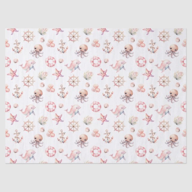 Papier Mousseline Des trésors de marée noire ! (Recto)