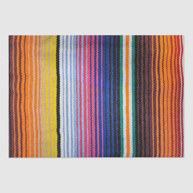 Papier Mousseline Design coloré de Fiesta mexicaine (Recto)