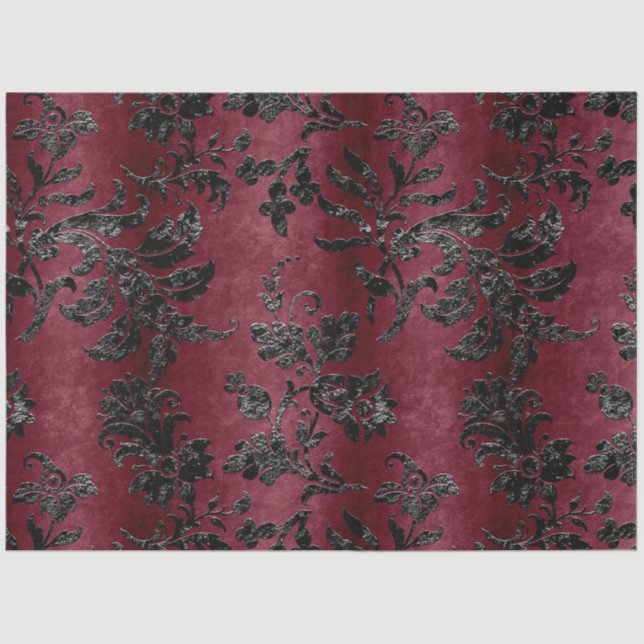 Papier Mousseline Design de la série Black Velvet 1 (Recto)