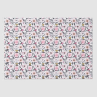Papier Mousseline Design floral vintage moderne