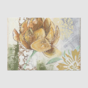 Papier Mousseline Design Fresque décoratif avec Fleur Globe