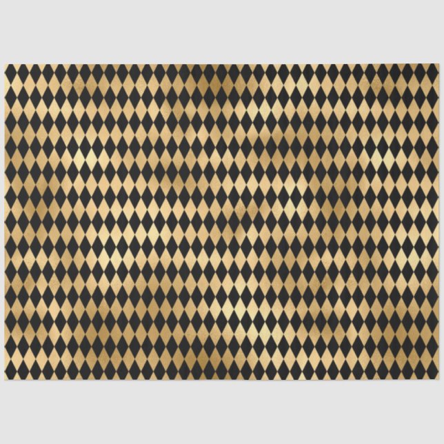 Papier Mousseline Design gothique Gold Series 18 (Recto)