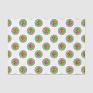 Papier Mousseline Design Otomi moderne