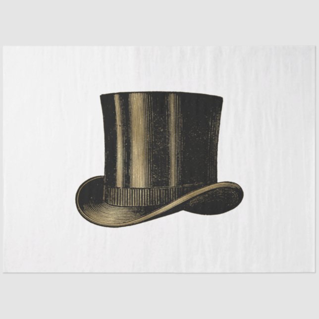 Papier Mousseline Design rose et or Steampunk Series 13 (Recto)