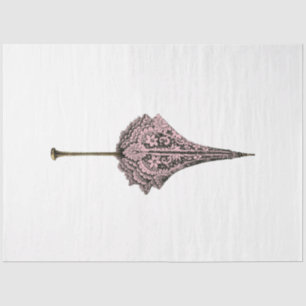 Papier Mousseline Design rose et or Steampunk Series 17