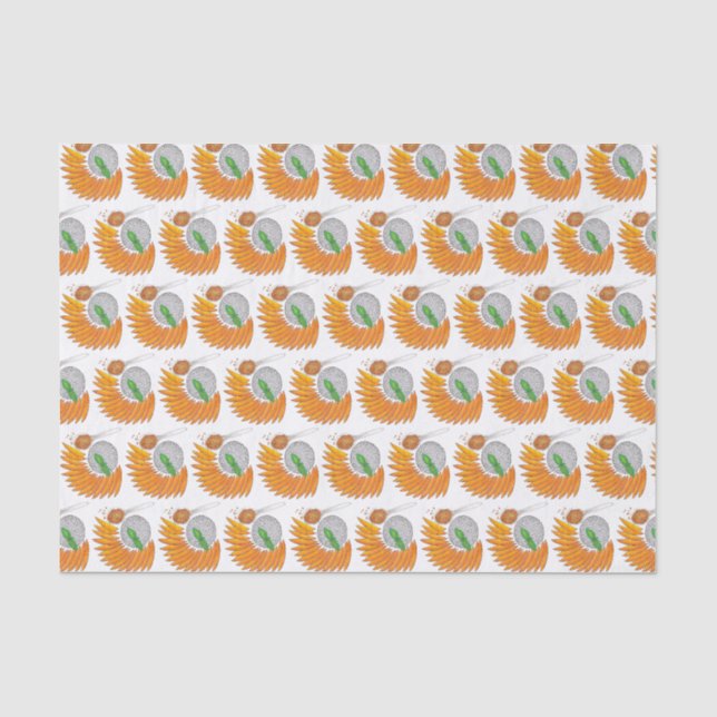 Papier Mousseline Dessert De Riz Sticky Mango Cuisine Thaïlandaise (Recto)