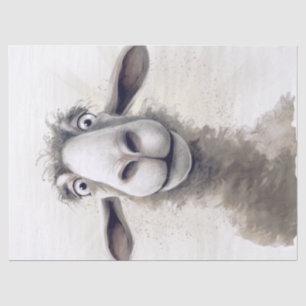 Papier Mousseline Dessin amusant pour le mouton