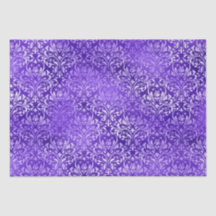 Dessin floral élégant damassé glamour pourpre