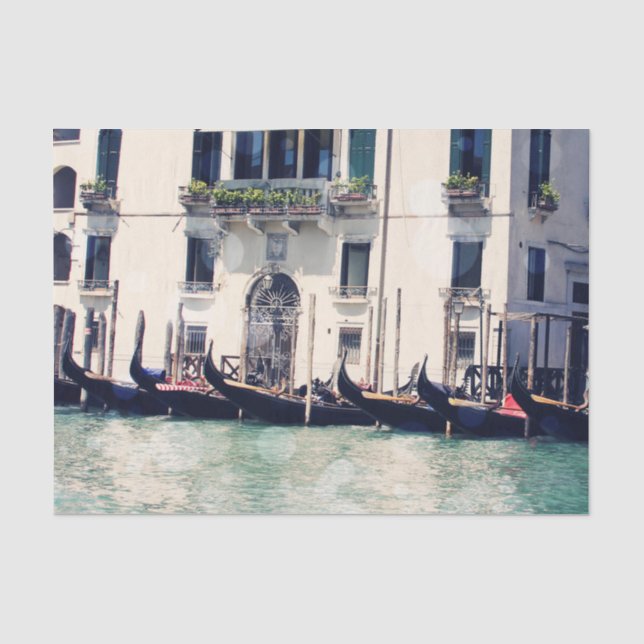 Papier Mousseline Destinations | Venice Waterfront Photo (Recto)