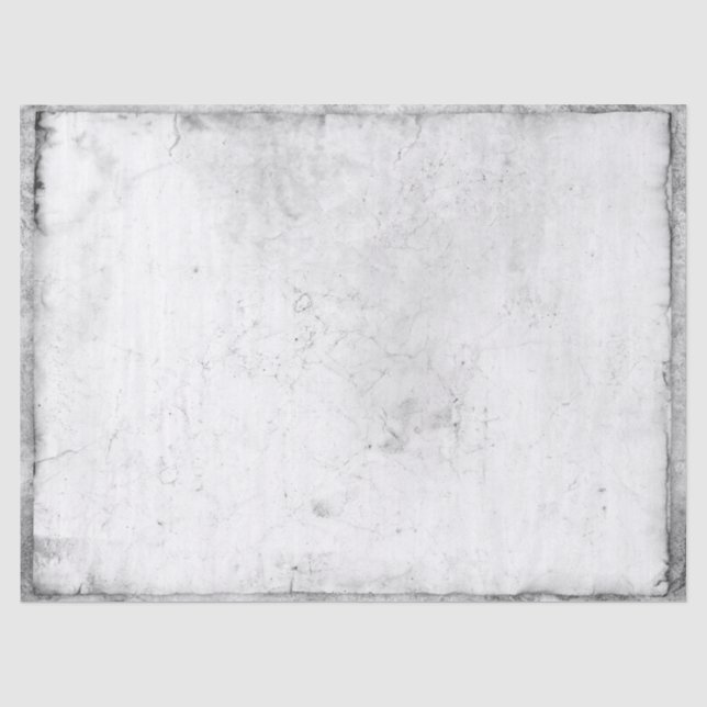 Papier Mousseline Détresse Découpage noir et blanc (Recto)