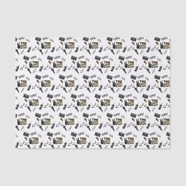Papier Mousseline Deux Legit Retro Hip hop des années 90 2e annivers (Recto)