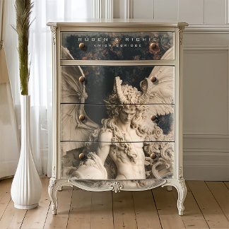 Papier Mousseline Diable sculpté de luxe académique sombre Satan