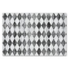 Diamant noir et blanc affligé de harlequin