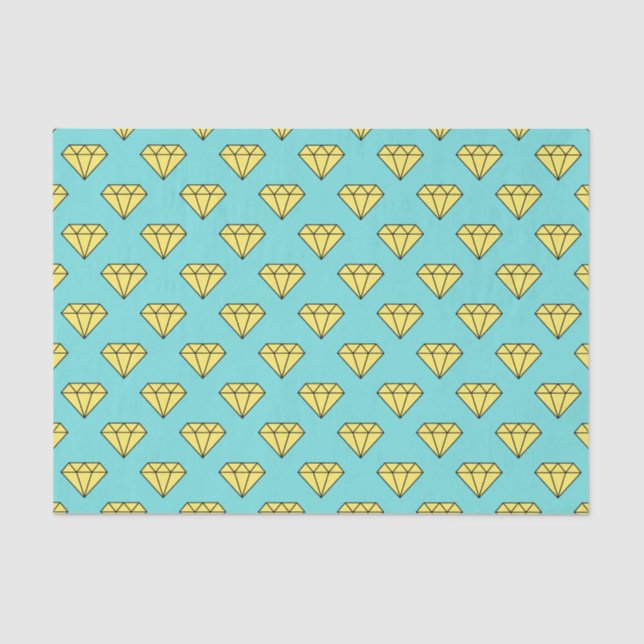 Papier Mousseline Diamond Pattern (Recto)