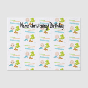 Papier Mousseline Dinosaur bébé