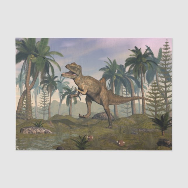 Papier Mousseline Dinosaure de Concavenator (Recto)