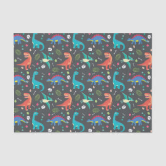 Papier Mousseline Dinosaure Motif sans fil, Dinosaur Patte sans fil