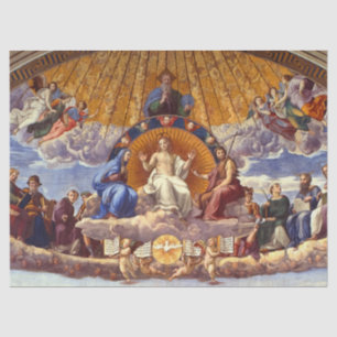 Papier Mousseline Disputation du Saint Sacrement par Raphael