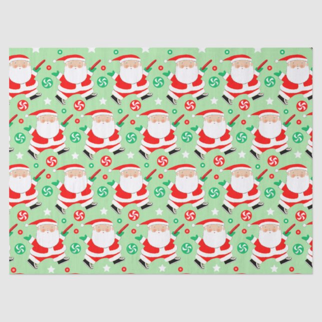 Papier Mousseline Disque Golf Noël cadeau de vacances (Recto)