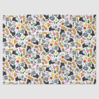 Papier Mousseline Ditzy Whimsical Motif | Art populaire en plein air