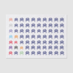 Papier Mousseline do-it-yourself Couleurs Crabe Vintage no 1 Dessin 