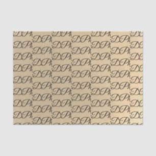 Papier Mousseline Doctorat Gold Black Graduation Celebration