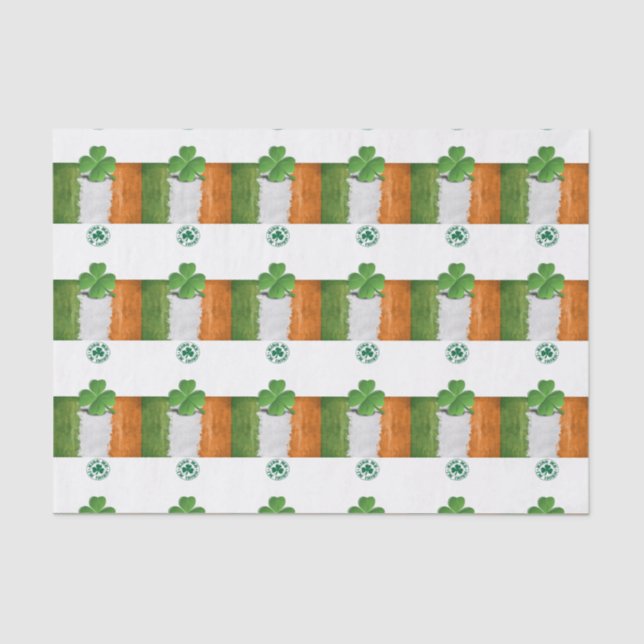 Papier Mousseline Document de fond de la Saint Patrick (Recto)
