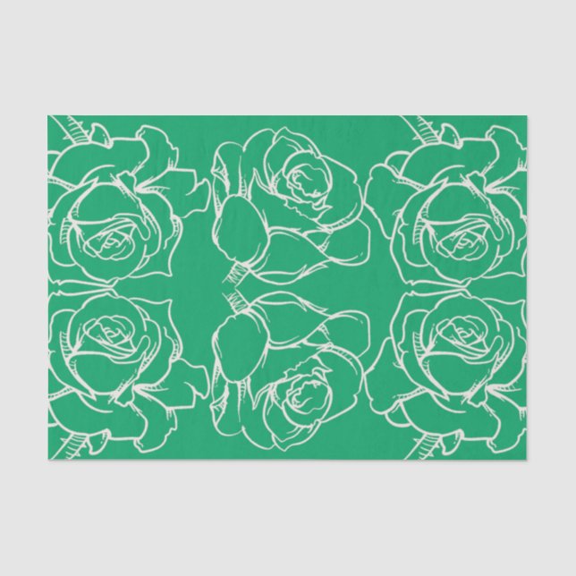 Papier Mousseline Document de travail du Rose du patrimoine (Recto)