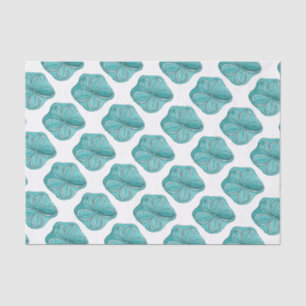 Papier Mousseline Dollar de sable bleu
