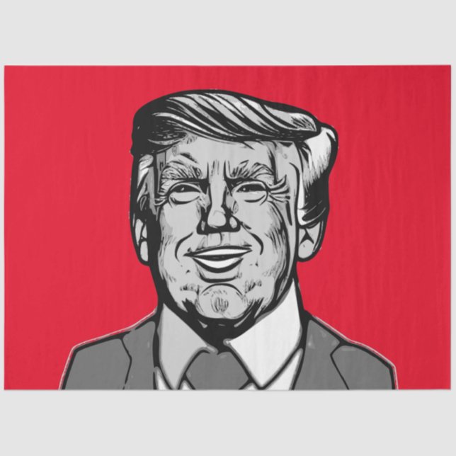 PAPIER MOUSSELINE DONALD TRUMP (Recto)