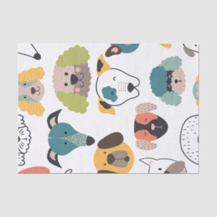 Papier Mousseline Doodles de chien - Harvey