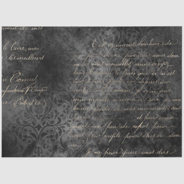 Papier Mousseline Dorian Gris Series Design 17 (Recto)