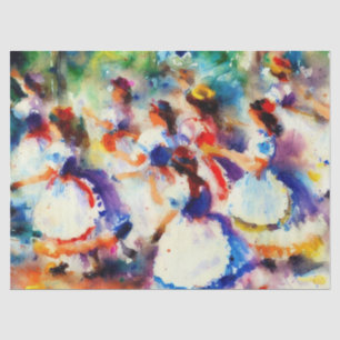 Papier Mousseline Douze Jours de Noël : Danses Dames (E),