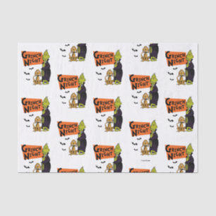 Papier Mousseline Dr. Seuss Nuit Grinch Halloween Graphique