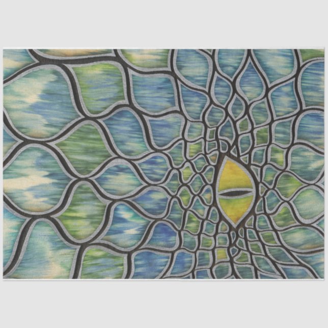 Papier Mousseline Dragon d'eau (Recto)