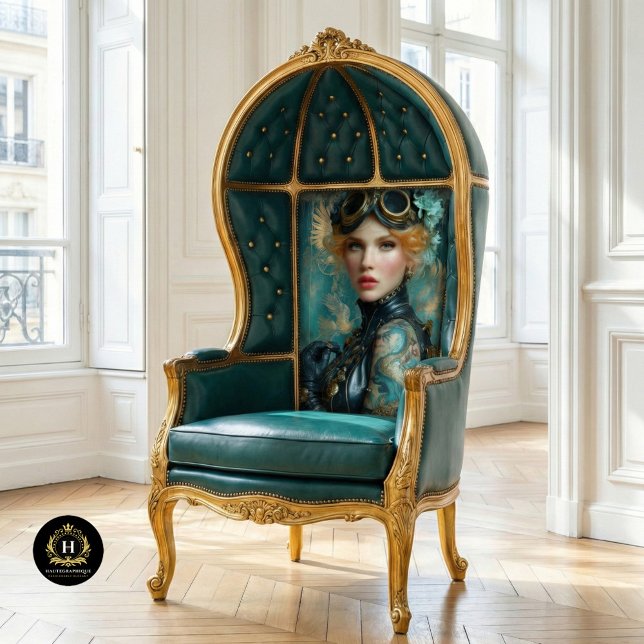 Papier Mousseline Dragon Tattoo Steampunk Girl Decoupage Papier (Créateur téléchargé)