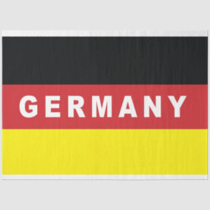 Papier Mousseline Drapeau Allemagne