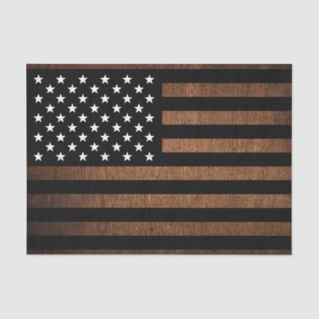 Papier Mousseline Drapeau américain Russe USA Patriotique (Recto)