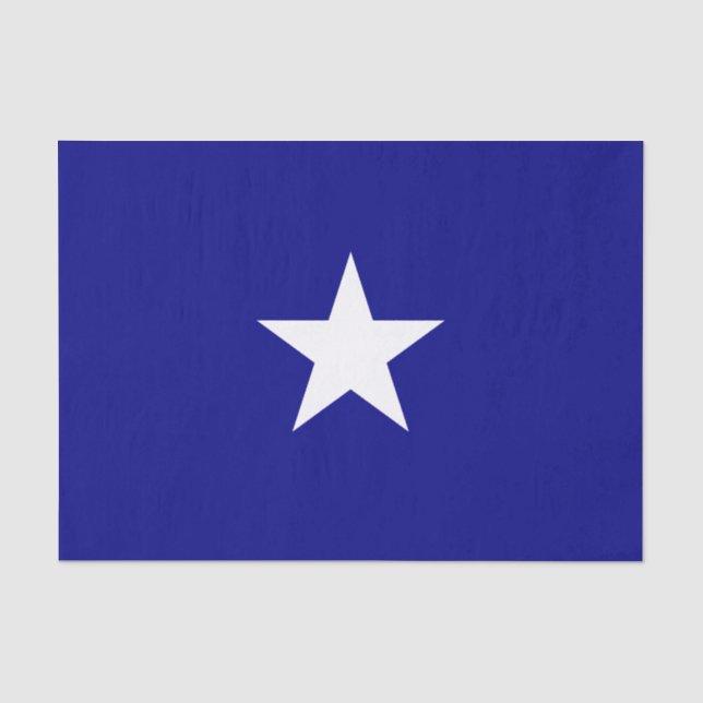 Papier Mousseline Drapeau bleu Bonnie (Recto)