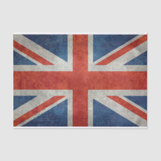 Papier Mousseline Drapeau BRITANNIQUE d'Union Jack dans de rétros