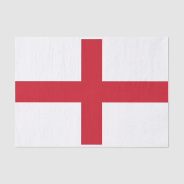Papier Mousseline Drapeau d'Angleterre (Recto)